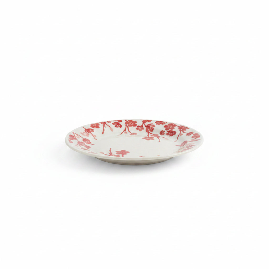 Prato de Sobremesa 18 cm Jardim Tropical – Biona Oxford | Cerâmica Floral