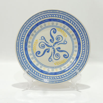 Conjunto de Pratos Rasos 26 cm Grano Azul e Amarelo – Oxford Biona | Cerâmica