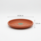 Prato para Vaso de Planta Redondo 28cm Marrom Sanremo Boulevard com Proteção UV