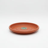Prato para Vaso de Planta Redondo 28cm Marrom Sanremo Boulevard com Proteção UV
