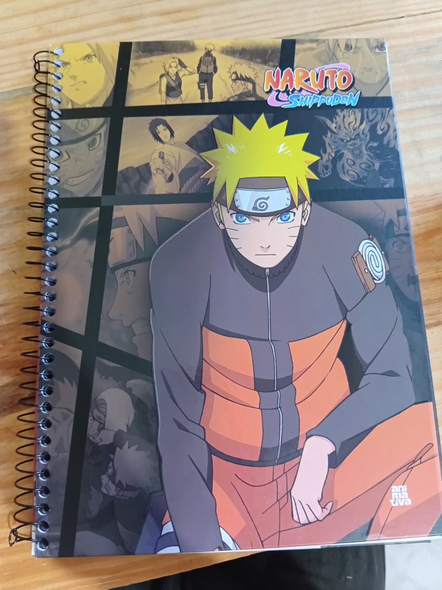 Caderno Naruto Shippuden | Universitário Capa Dura 1 Matéria 80 Folhas | Animativa