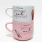 Caneca Empilhada Dupla 210ml em Porcelana – Para Uma Pessoa Muito Especial | Kit com 2 Canecas Brasfoot