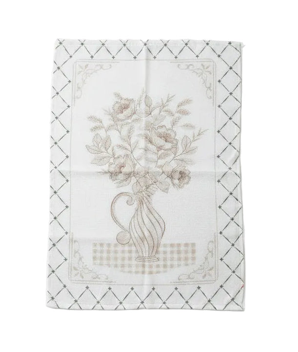 Pano de Copa Felpudo Döhler Outono Floral 45x65cm 100% Algodão Alta Absorção | Estampas Sortidas