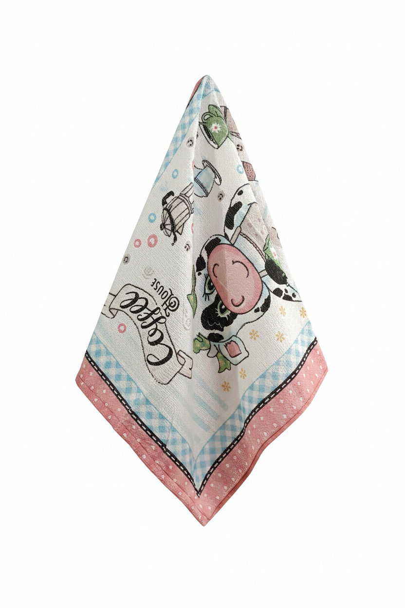 Pano de Copa Felpudo Döhler Cozinheiro 45x65cm 100% Algodão Alta Absorção 240 g/m² | Estampas Sortidas