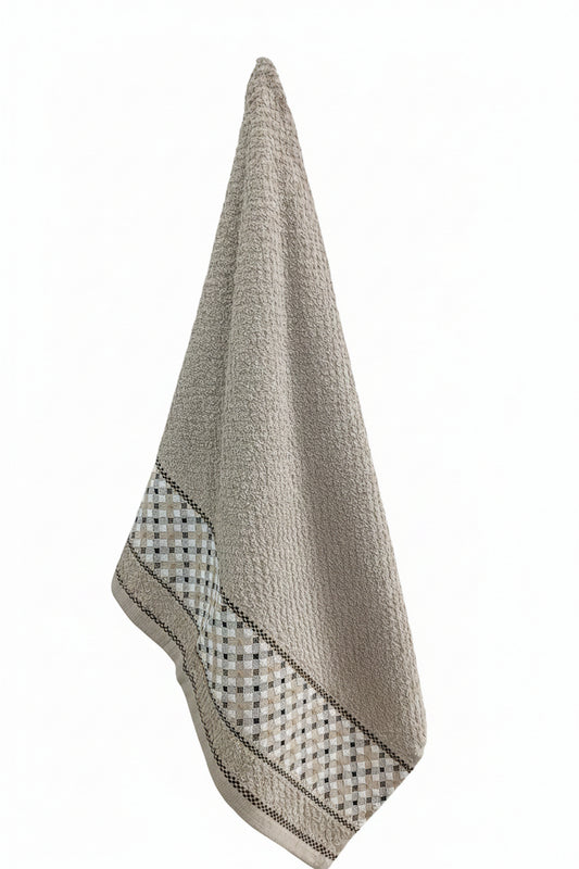 Pano de Copa Felpudo Jacquard Döhler Vida II Liso Savana 45x70cm Alta Absorção 340g/m²