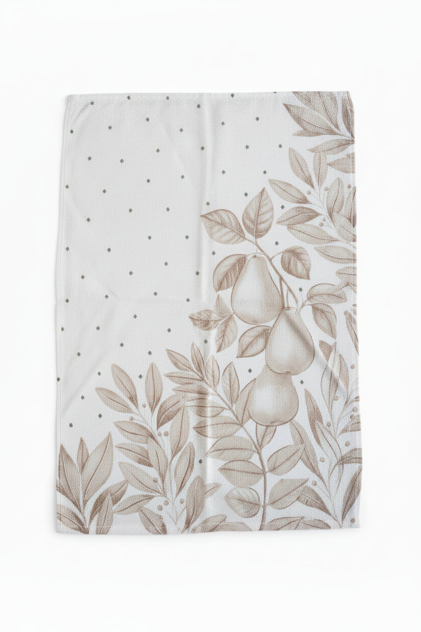 Pano de Copa Felpudo Döhler Outono Floral 45x65cm 100% Algodão Alta Absorção | Estampas Sortidas