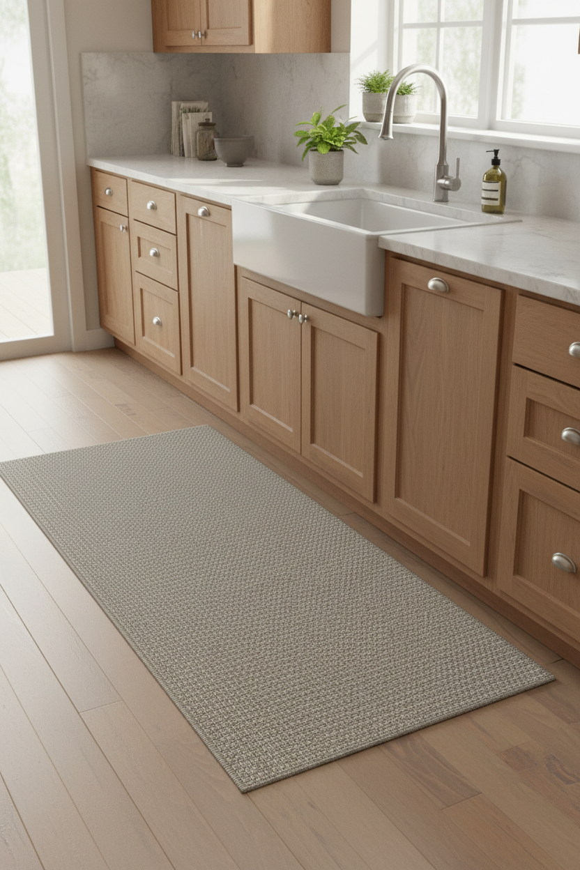 Tapete Sisal Icaraí 50x100 cm Niazitex Des. 011 – Resistente, Antialérgico e Fácil de Limpar