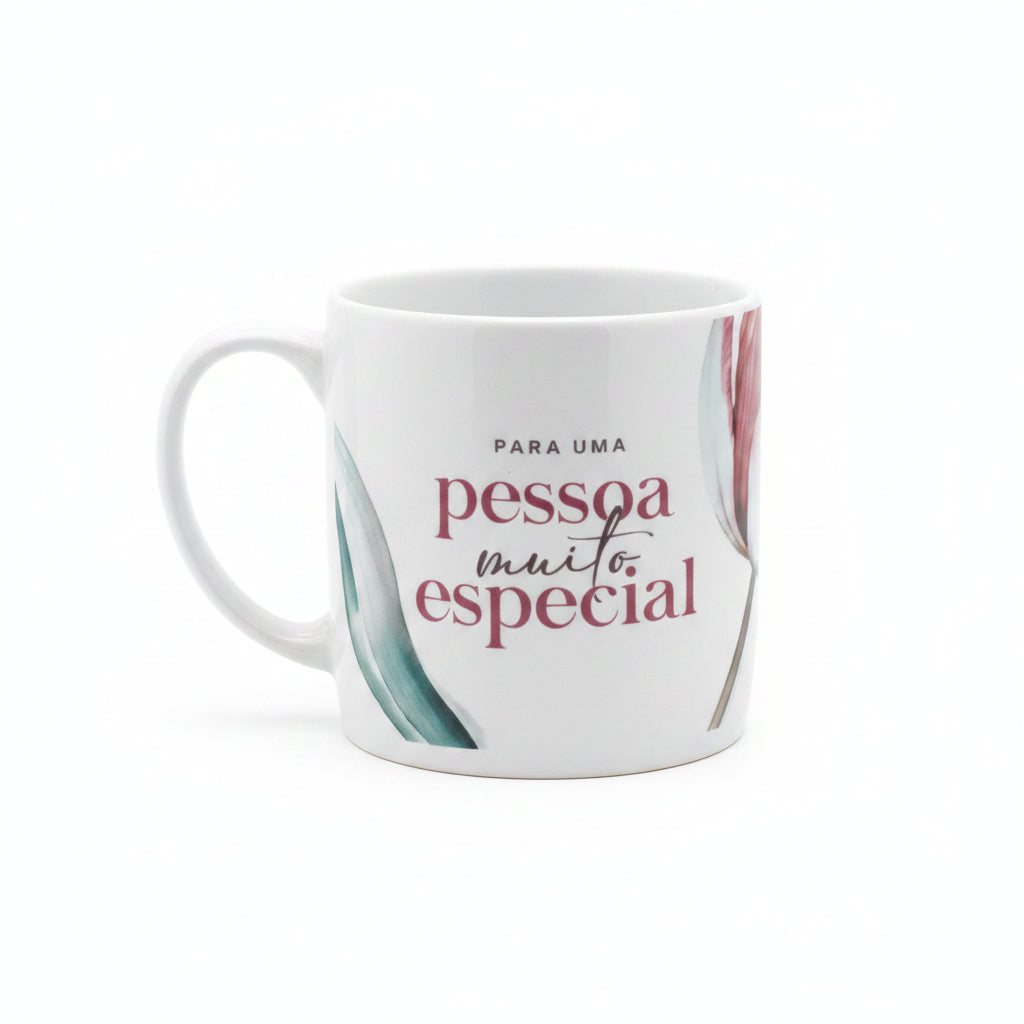 Caneca de Porcelana Urban 300ml Brasfoot – Para Uma Pessoa Muito Especial