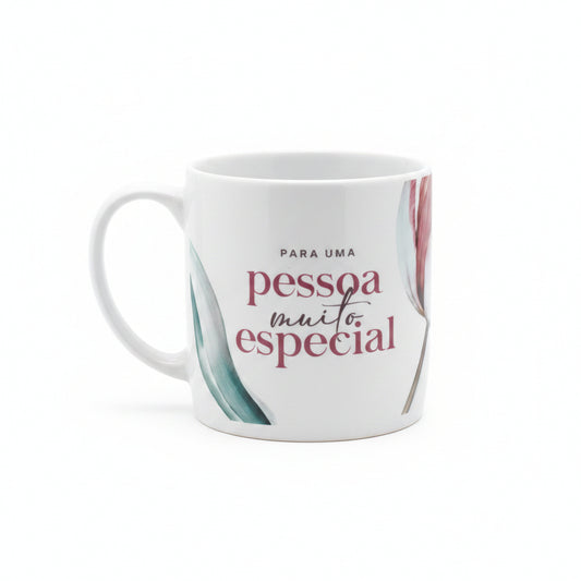 Caneca de Porcelana Urban 300ml Brasfoot – Para Uma Pessoa Muito Especial