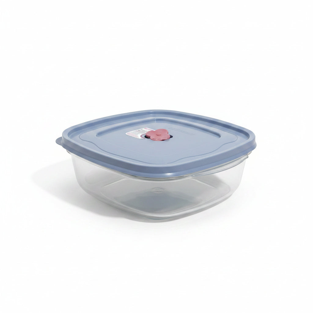 Pote Hermético Quadrado Sanremo Linha Flor 2,7L – Válvula de Vapor