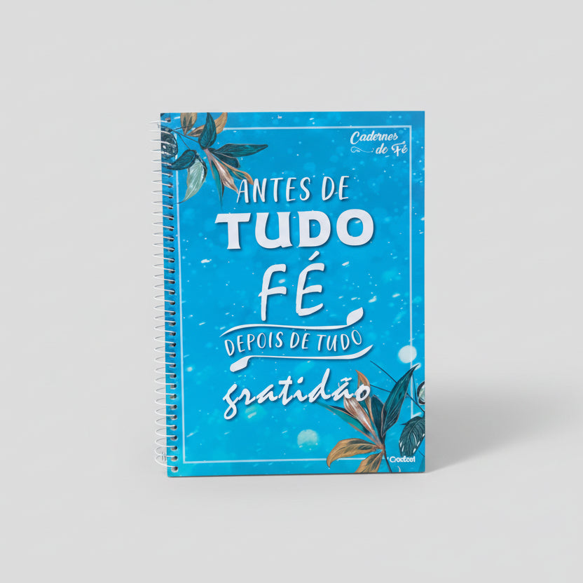 Caderno Universitário Credeal | Cadernos de Fé | Mensagens Religiosas – Capa Dura, 1 Matéria, 96 Folhas