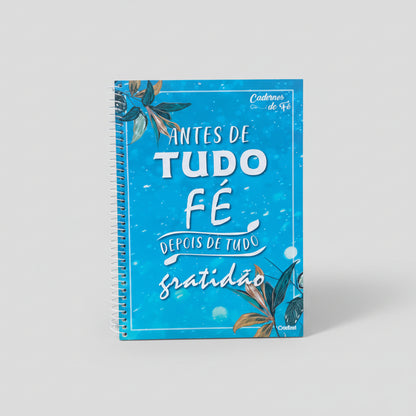 Caderno Universitário Credeal | Cadernos de Fé | Mensagens Religiosas – Capa Dura, 1 Matéria, 96 Folhas