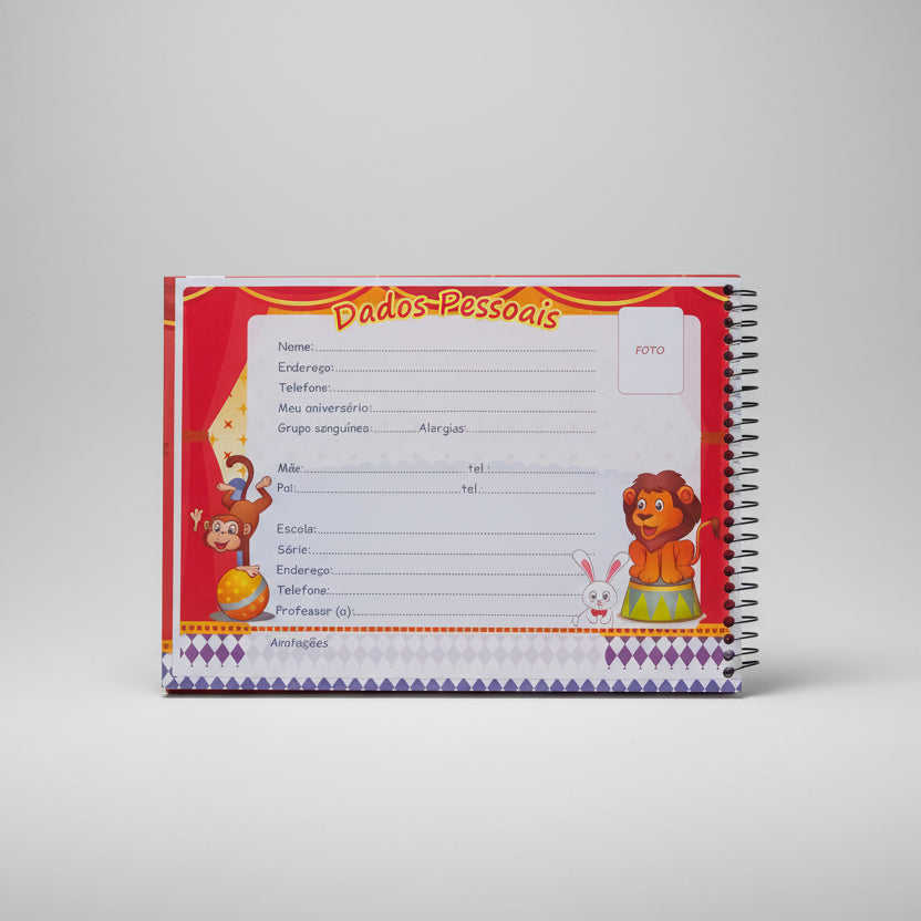 Caderno Cartografia Dominguinhos 150 g/m² | 40 Folhas | 275×200 mm | Escolar & Criativo