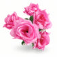 Buquê de Rosas Artificiais Cor-de-Rosa 40 cm – 5 Hastes | Florarte