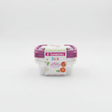 Conjunto 3 Potes Quadrados Hermético 530ml Sanremo Fácil — Micro-ondas, Freezer e Lava-louças | SR124/7C