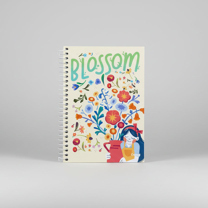 Caderno Pequeno 1/4 My Collection Feminino Credeal 80 Folhas Capa Dura 140 x 202 mm