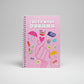 Caderno Pequeno 1/4 My Collection Feminino Credeal 80 Folhas Capa Dura 140 x 202 mm