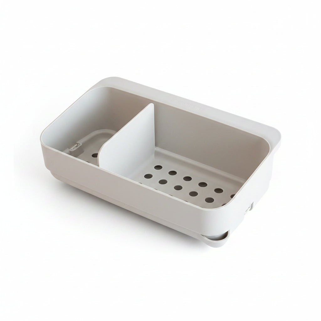 Porta Detergente e Esponja Plástico para Pia Cinza Sanremo Casar SR1322/3