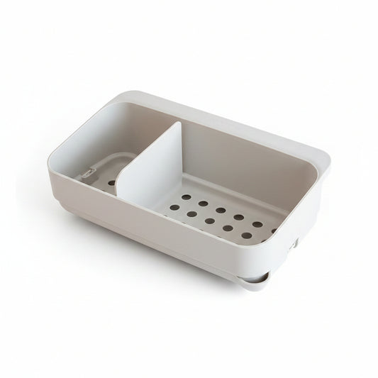Porta Detergente e Esponja Plástico para Pia Cinza Sanremo Casar SR1322/3