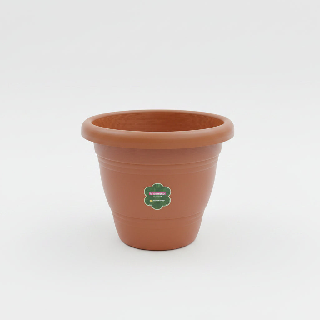 Vaso Redondo Plástico Sanremo 35cm – Linha Boulevard com Proteção UV