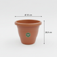 Vaso Redondo Plástico Sanremo 35cm – Linha Boulevard com Proteção UV