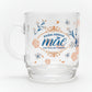 Caneca de Vidro Elegance 300ml – Para Minha Mãe com Todo Carinho | Brasfoot Presentes