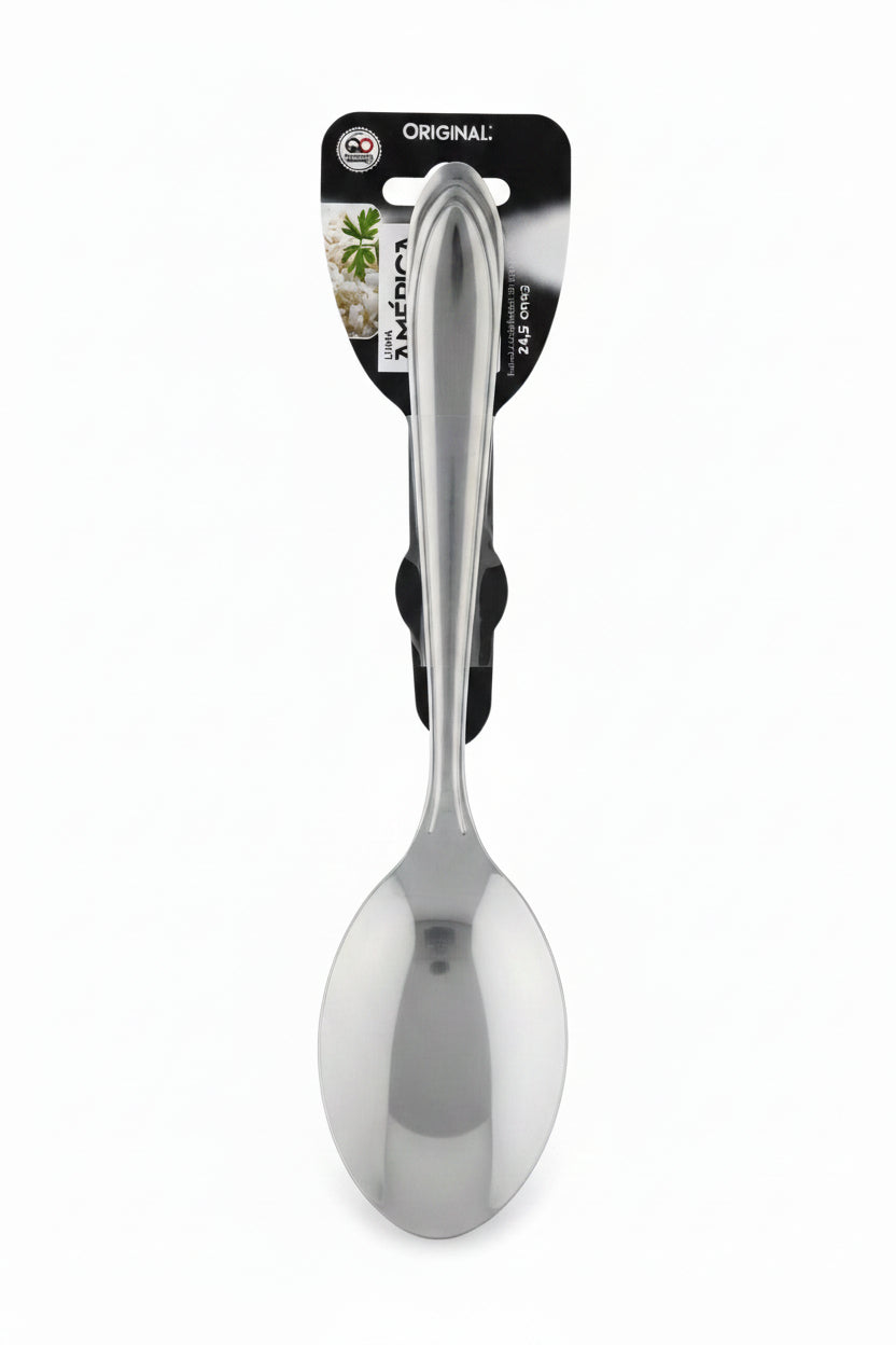 Colher de Servir Inox 24,5cm | Linha América | Original Line