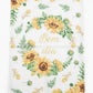 Pano de Copa Felpudo Döhler Girassol 240 g/m² 45x65cm 100% Algodão Alta Absorção | Estampas Sortidas