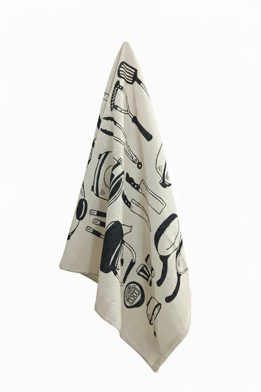 Pano de Copa Döhler Felpudo Menu 45x65cm 240 g/m² 100% Algodão Alta Absorção | Estampas Sortidas