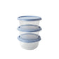 Conjunto 3 Potes Redondos Plástico 620ml — Sanremo Linha Fácil | Hermético • BPA Free | Micro-ondas, Freezer e Lava-louças