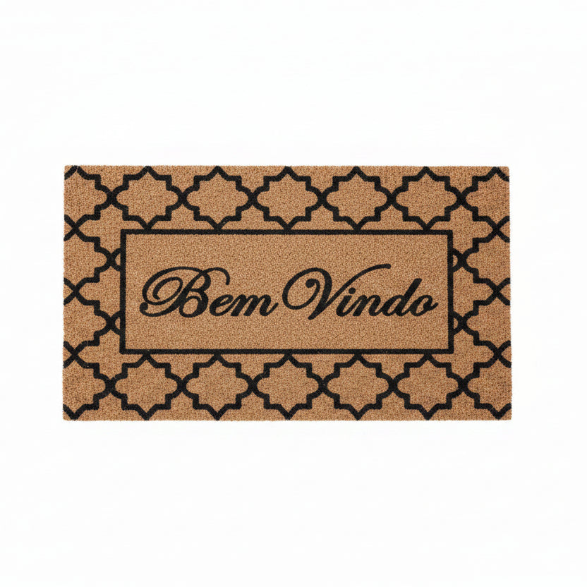 Capacho Bem Vindo Fibra de Coco 33×60 cm — Niazitex