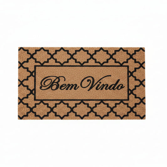 Capacho Bem Vindo Fibra de Coco 33×60 cm — Niazitex