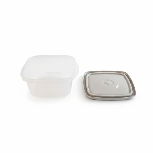 Conjunto 2 Potes Quadrados Plástico Sanremo 800ml — Linha Fácil | BPA Free