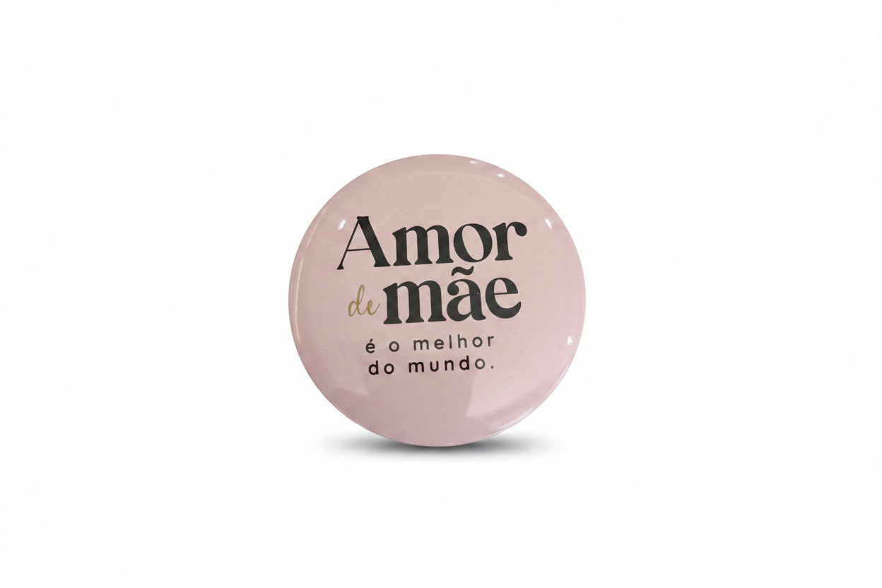 Vela Aromática em Lata | Cera de Soja | Amor de Mãe é o Melhor do Mundo | Brasfoot Presentes