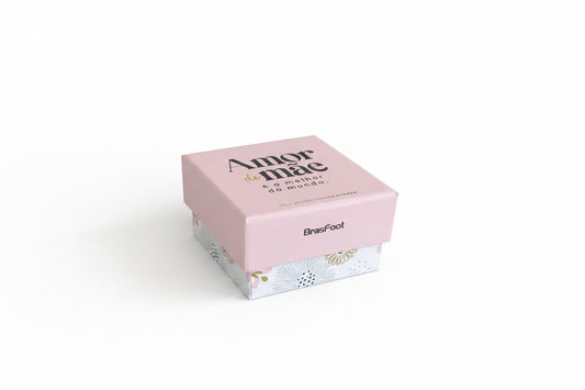 Vela Aromática em Lata | Cera de Soja | Amor de Mãe é o Melhor do Mundo | Brasfoot Presentes