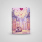 Caderno Pequeno 1/4 My Collection Feminino Credeal 80 Folhas Capa Dura 140 x 202 mm
