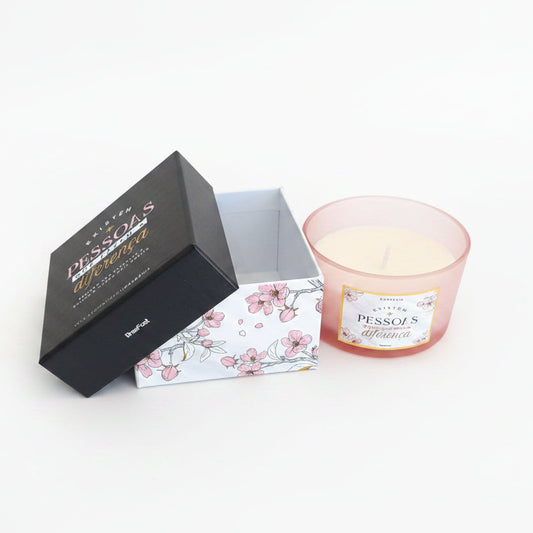 Vela Aromática Gardênia de Cera de Soja Brasfoot – Pessoas que Fazem a Diferença | Presente com Aroma Delicado