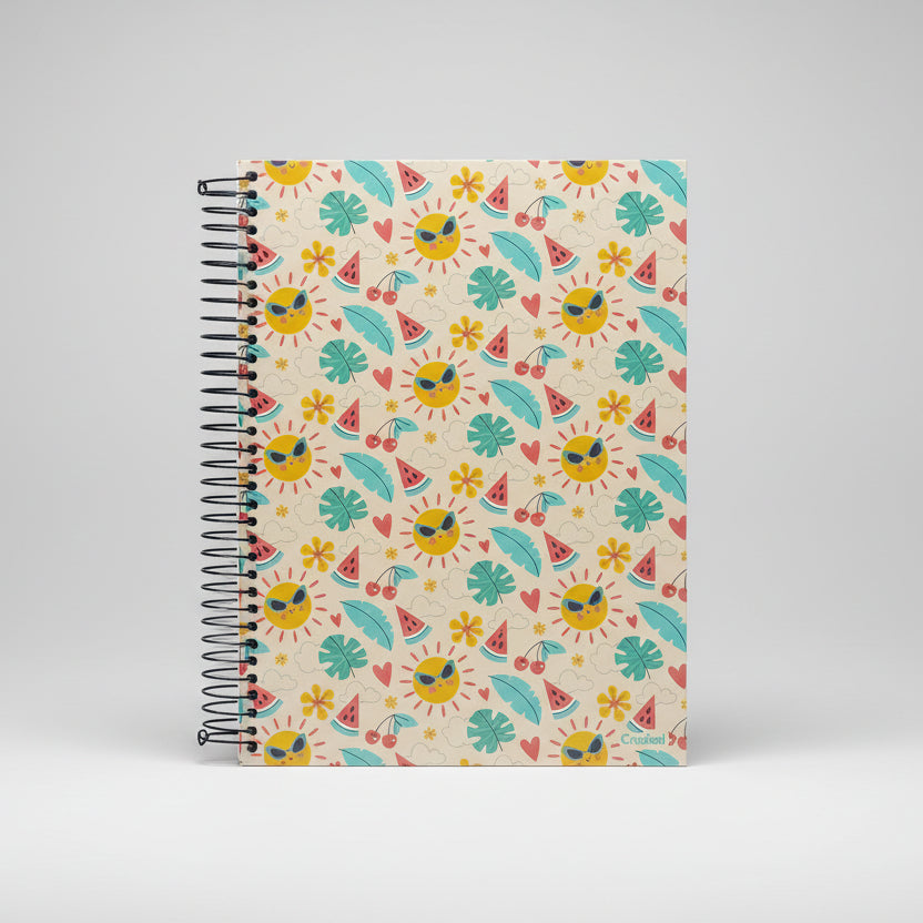 Caderno Universitário D Tales Credeal 10 Matérias 160 Folhas Capa Dura Espiral