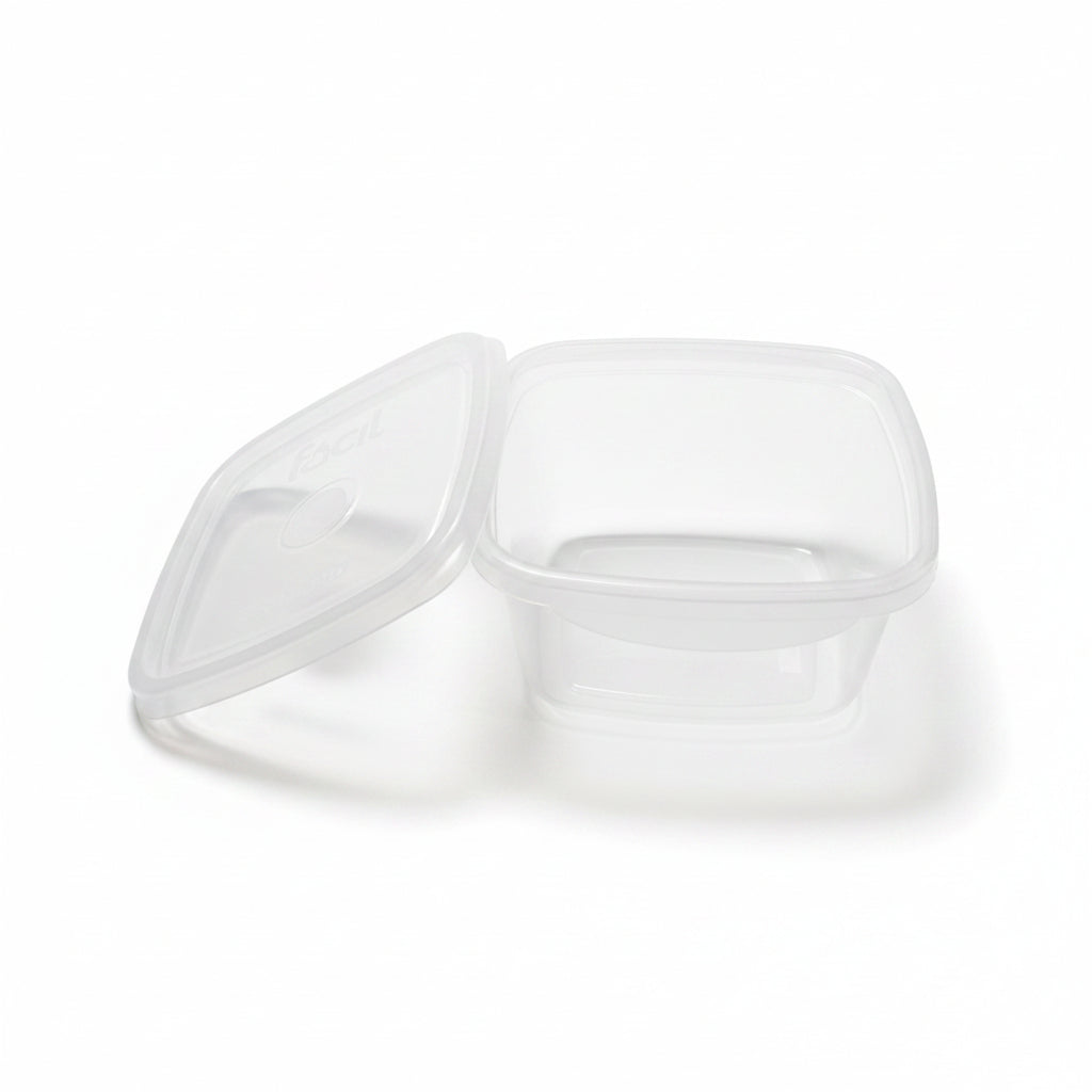 Conjunto 3 Potes Plástico Cristal 800ml Sanremo Fácil — Kit Hermético BPA Free SR125/3C10