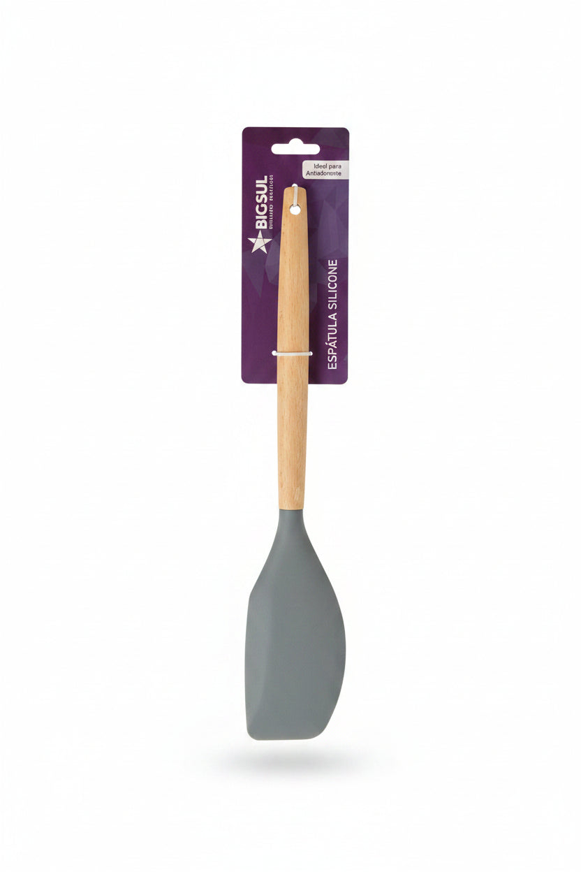 Espátula de Silicone 31cm Gray Collection | Big Sul — Antiaderente, Não Risca Panelas