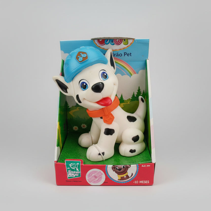 Cachorrinho Esquadrão Pet Super Toys 24,5 cm – Vinil Macio, Seguro e Colecionável