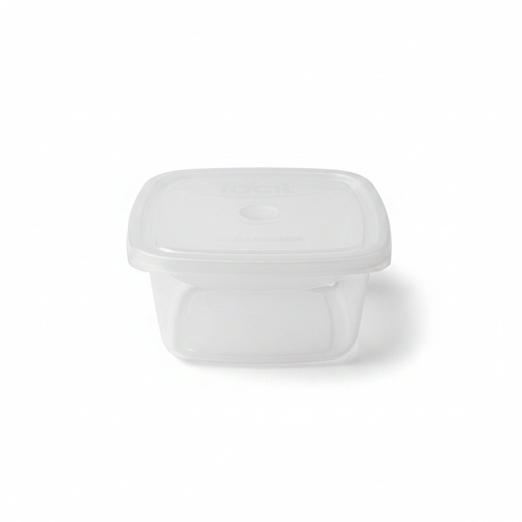 Conjunto 3 Potes Plástico Cristal 800ml Sanremo Fácil — Kit Hermético BPA Free SR125/3C10