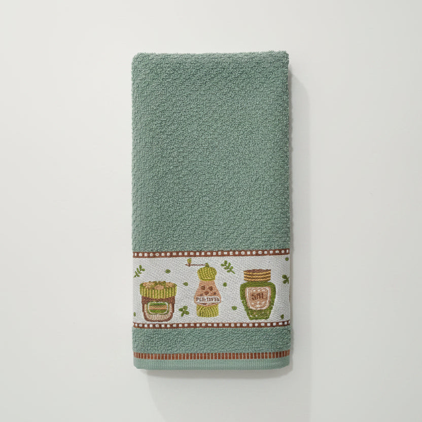 Pano de Copa Felpudo Döhler Vida II Liso 45x70cm Jacquard 85% Algodão 340g/m²