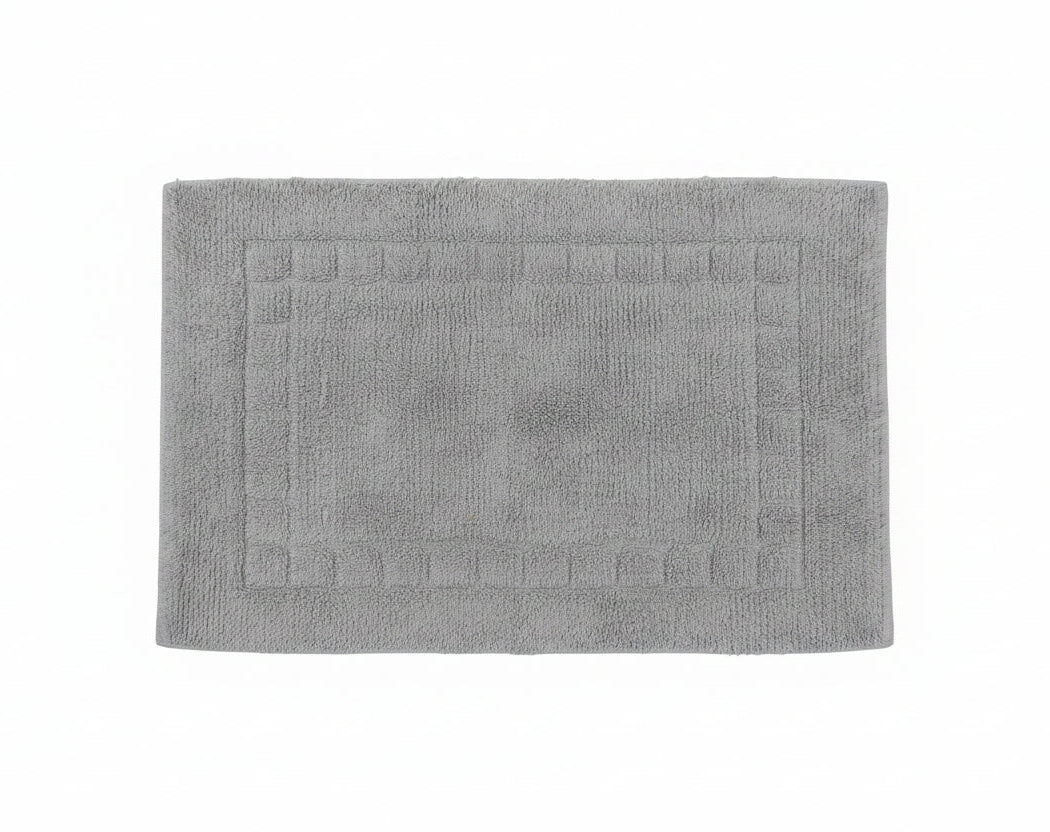 Tapete de Banheiro Essence Liso 50x80cm Cinza Amianto | Niazitex