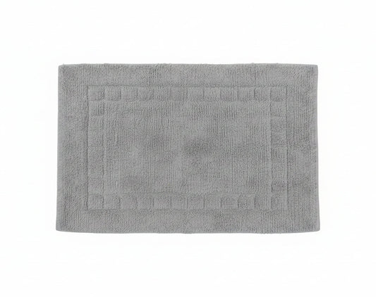 Tapete de Banheiro Essence Liso 50x80cm Cinza Amianto | Niazitex