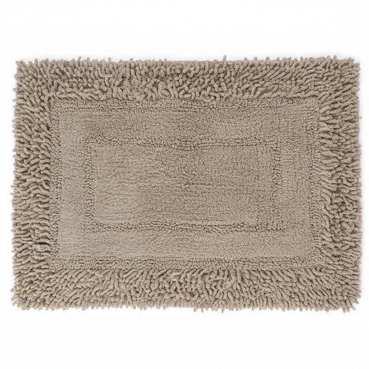 Tapete de Banheiro Los Angeles Kaki 50x70cm | 100% Algodão | NIAZITEX
