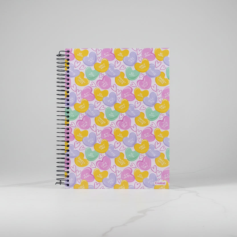 Caderno Universitário D Tales Credeal 10 Matérias 160 Folhas Capa Dura Espiral