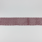 Fita Aramada Rosa com Glitter e Costura FlorArte – 6,3 cm x 9,14 m – Decoração, Laços e Artesanato
