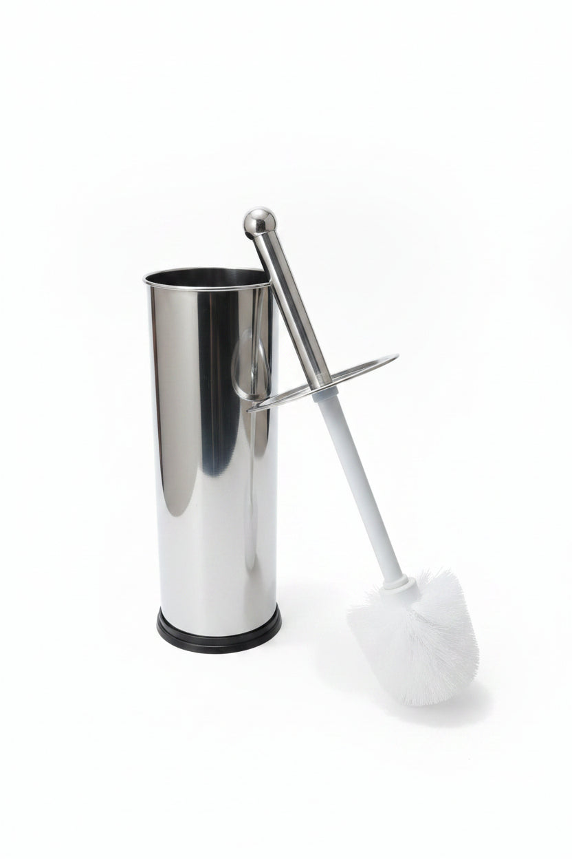 Escova Sanitária Inox com Suporte Bigsul 22618 – Higiene e Elegância para seu Banheiro