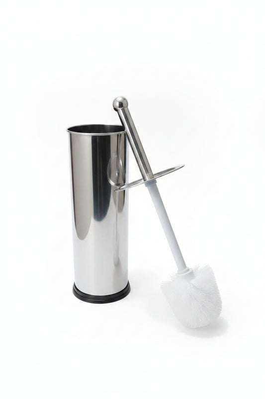 Escova Sanitária Inox com Suporte Bigsul 22618 – Higiene e Elegância para seu Banheiro